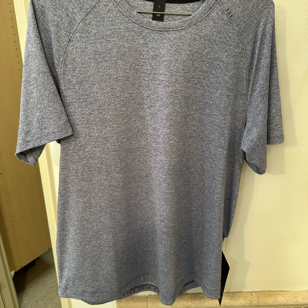 Lululemon Athletica Heathered Light Purple The Fundanental Short Sleeve Tee